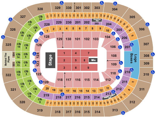 Amalie Arena Trans-Siberian Orchestra Seating Chart